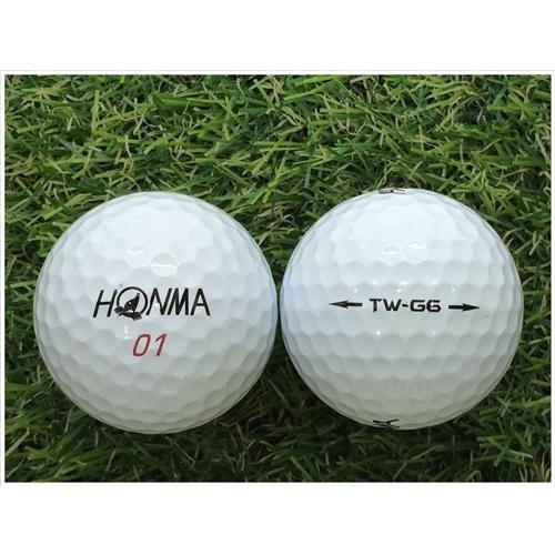 本間ゴルフ ホンマ HONMA TW-G6 ホワイト Ｂ級 ロストボール 中古 ゴルフボール 1球バ...