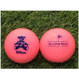ウイルソン Wilson BEAR 4 2020年モデル ピンク Ｍ級 ロストボール 中古 ゴルフボール 1球バラ売り