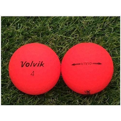 ボルビック Volvik VIVID マットカラー 年代混合 レッド Ｃ級 ロストボール 中古 ゴル...