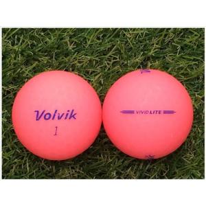 ボルビック Volvik VIVID LITE シャーベットピンク Ｓ級 ロストボール 中古 ゴルフボール 1球バラ売り｜ottamage