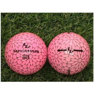 カエデ KAEDE MYHANABI H2 ピンクシルバー Ｍ級 ロストボール 中古 ゴルフボール 1球バラ売り