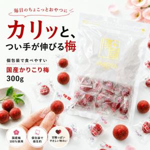 国産 カリカリ梅 個包装 梅干し おやつ おつ...の詳細画像1