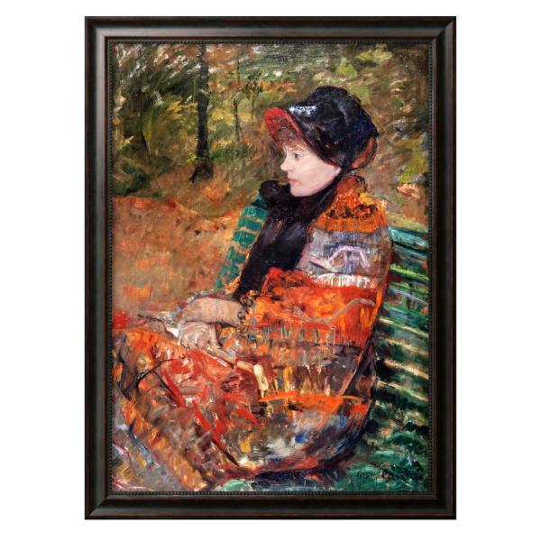 ポスター 0390 メアリー・カサット C.リディアカサット夫人の肖像 絵画 インテリア A3サイズ...