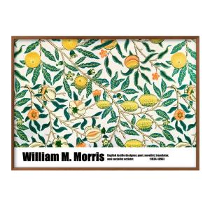 日本製 ポスター 1-10281 ウィリアム・モリス オリジナル商品 絵画 インテリア A3サイズ アート 新築祝い ギフト 模様替え 北欧 管理ID: