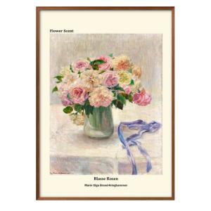 ポスター アート 額装済/30%OFF/ルネ グリュオ/Femme de Dos : az