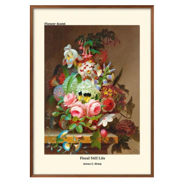 ポスター 1-9667花の香りシリーズ オリジナル商品 James C. Sharp 絵画 インテリ...