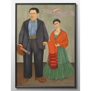 日本製 ポスター 10106 フリーダ・カーロ Diego Rivera and Frida Kahlo 絵画 インテリア A3サイズ アート 新築祝い ギフト 模様替え 北欧 管理ID: