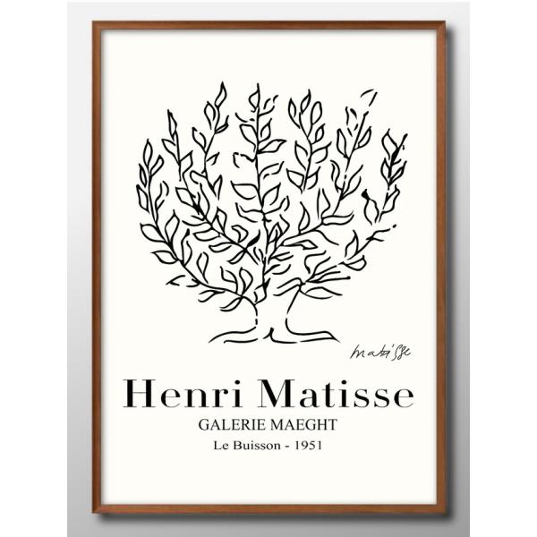 ポスター 11356 アンリ・マティス マチス 低木 絵画 インテリア A3サイズ アート 新築祝い...