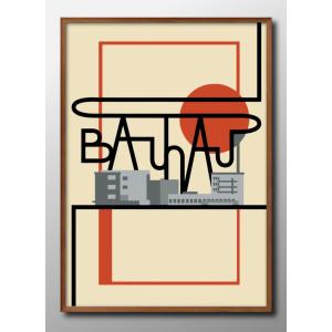 額付 アートポスター アートフレーム 抽象画バウハウス ポスター