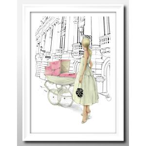 日本製 ポスター 11976 シャネル Chanel オマージュ 絵画 インテリア A3サイズ アート 新築祝い ギフト 模様替え 北欧 管理ID: