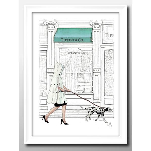 ポスター 11979 ティファニー Tiffany オマージュ ファッション 絵画 インテリア A3...