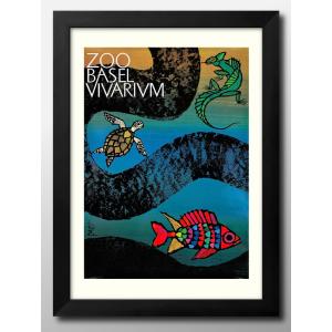 ポスター アート 額装済/30%OFF/ルネ グリュオ/Femme de Dos : az