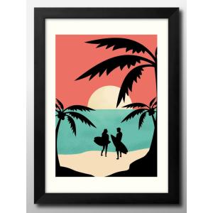 ヘザーブラウン アートプリント 絵画 HEATHER BROWN FUN IN THE SUN