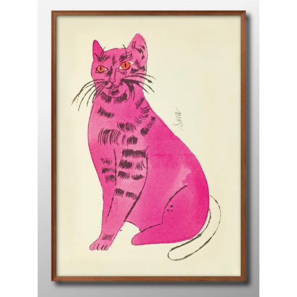 アート ポスター おしゃれ 絵画 インテリア 12471アンディ・ウォーホル 猫 キャット ネコ ピ...
