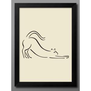2枚セット アートパネル ピカソ Picaso ネコとヒヨコ 絵画 現代アート
