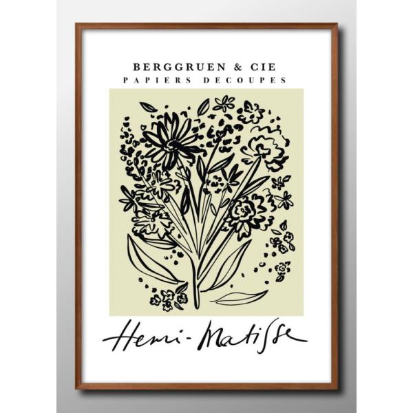 ポスター 12979 アンリ・マティス マチス ボタニカル フラワー 絵画 インテリア A3サイズ ...