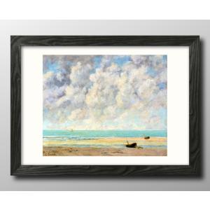 日本製 ポスター 13014ギュスターヴ・クールベ The Calm Sea 絵画 インテリア A3サイズ アート 新築祝い ギフト 模様替え 北欧 管理ID: