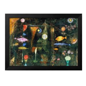 日本製 ポスター 1375 パウル・クレー Fish Magic 絵画 インテリア A3サイズ アート 新築祝い ギフト 模様替え 北欧 管理ID: