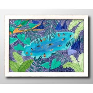 ポスター 12023ハワイ Hawaii サーフィン 海 絵画 インテリア A3サイズ