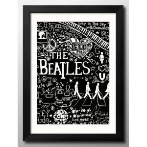 日本製 ポスター ザ ビートルズ Beatles 音楽 ロック 絵画 インテリア