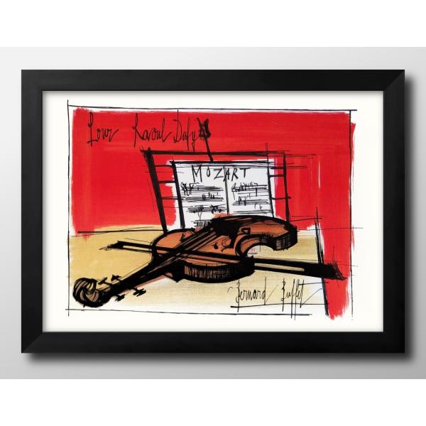 ポスター ベルナール ビュッフェ ラウル・ デュフィ への手紙 北欧 絵画 インテリア A3サイズ ...