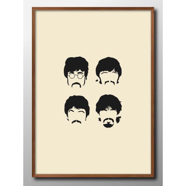 ポスター ビートルズ Beatles 音楽 ロック 北欧 絵画 インテリア A3サイズ アート 新築...