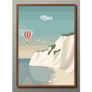 日本製 ポスター デンマーク トラベル 旅行 観光 モダン 北欧 絵画 インテリア A3サイズ アート 新築祝い ギフト 模様替え インテリア 管理ID:14633