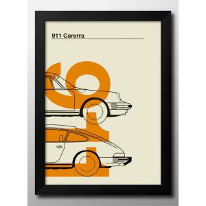 日本製 ポスター ポルシェ 911 Carrera 絵画 インテリア A3サイズ アート 新築祝い ギフト 模様替え 北欧 15270