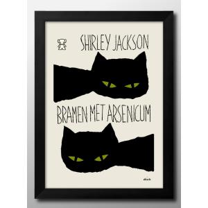 日本製 ポスター ディック・ブルーナ ブラックキャット 猫 ネコ 絵画 インテリア A3サイズ アート 新築祝い ギフト 模様替え 北欧 15403