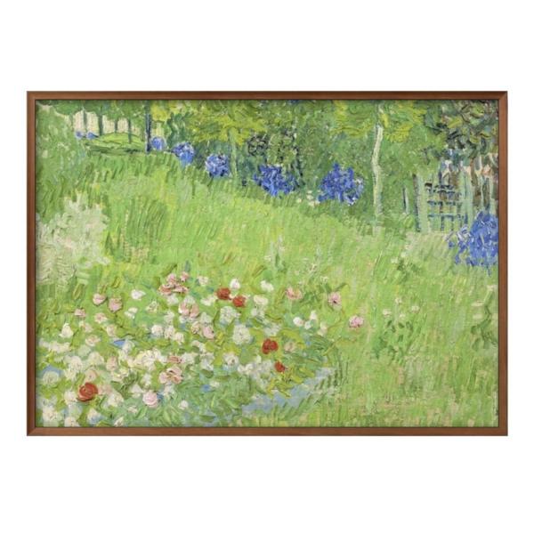 ポスター 1580 フィンセント・ファン・ゴッホ ドービニーの庭 絵画 インテリア A3サイズ アー...