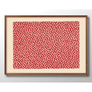 日本製 ポスター 花畑 フラワー ボタニカル ビンテージ 絵画 インテリア A3サイズ アート 新築祝い ギフト 模様替え 北欧 マット紙15836
