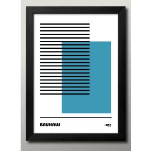 日本製 ポスター バウハウス BAUHAUS ミッドセンチュリー 絵画 インテリア A3サイズ アート 新築祝い ギフト 模様替え 北欧 マット紙15992