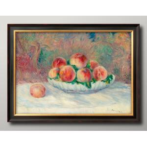 日本製 ポスター オーギュスト・ルノワール 桃 ピーチ 静物画 絵画 インテリア A3サイズ アート 新築祝い ギフト 模様替え 北欧 管理ID:16163