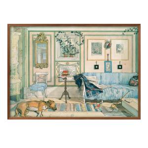 ポスター 3733 カール・ラーション 快適な場所 絵画 インテリア A3サイズ アート 新築祝い ギフト 模様替え 北欧 管理ID: