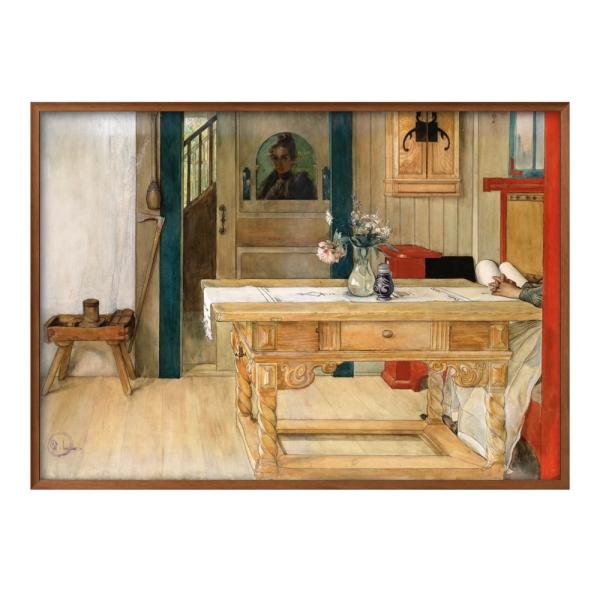 日本製 ポスター 3744 カール・ラーション Sunday Rest 絵画 インテリア A3サイズ...