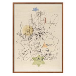 日本製 ポスター 3844 パウル・クレー 希望と破壊 絵画 インテリア A3サイズ アート 新築祝い ギフト 模様替え 北欧 管理ID: