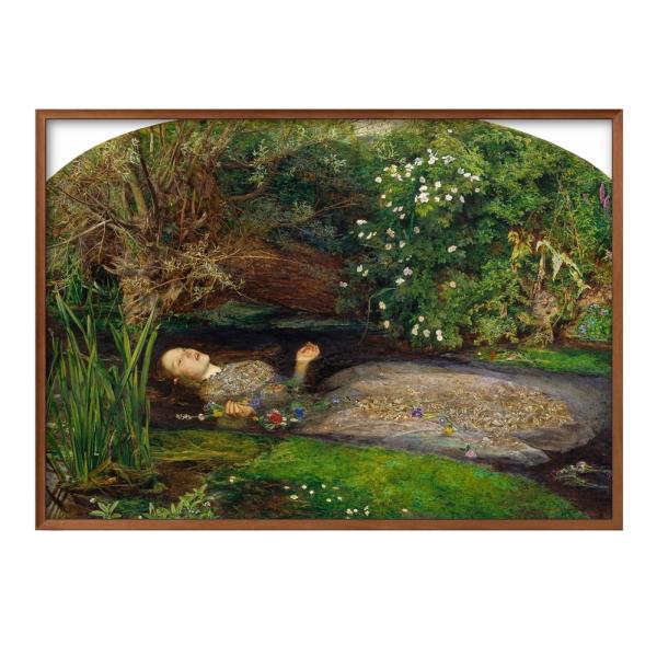 ポスター 6772 ジョン・エヴァレット・ミレー オフィーリア 絵画 インテリア A3サイズ アート...