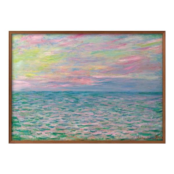 ポスター 8157 クロード・モネ 夕日 絵画 インテリア A3サイズ アート 新築祝い ギフト 模...