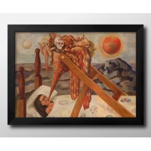 日本製 ポスター 8568 フリーダ・カーロ 希望をなくして 絵画 インテリア A3サイズ アート 新築祝い ギフト 模様替え 北欧 管理ID: