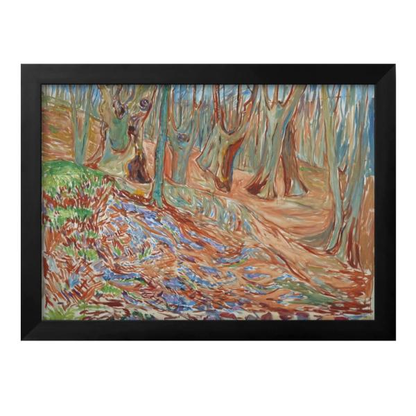 ポスター 8865 エドヴァルド・ムンク Elm Forest in Spring 絵画 インテリア...