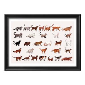日本製 ポスター 9161 猫 絵画 インテリア...の商品画像