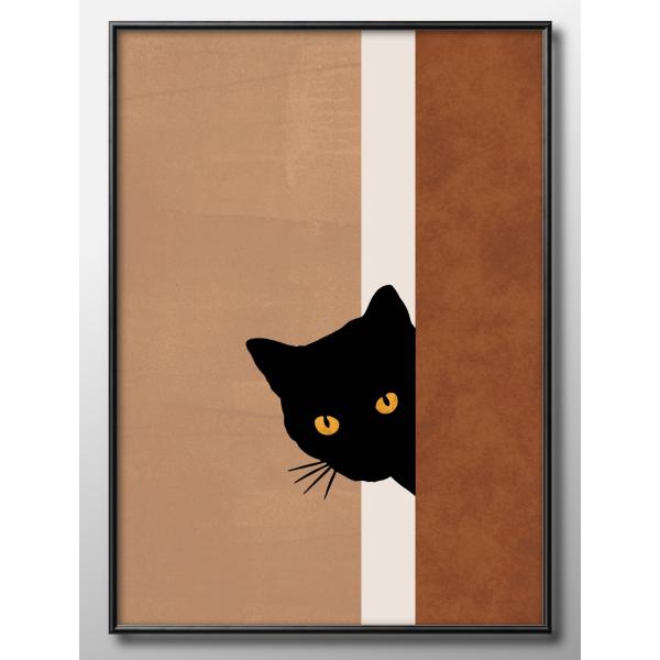 ポスター 9984 北欧 猫 ネコ 絵画 インテリア A3サイズ アート 新築祝い ギフト 模様替え...