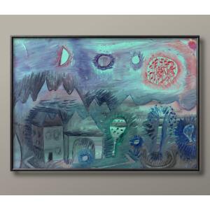 日本製 ポスター パウル・クレー 絵画 インテリア A3サイズ アート 新築祝い ギフト 模様替え 北欧 管理ID:03935