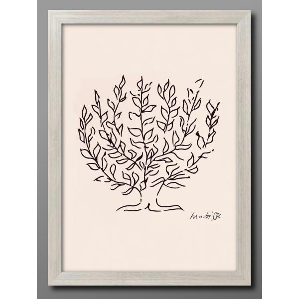 ポスター アンリ・マティス マチス低木 絵画 インテリア A3サイズ アート 新築祝い ギフト 模様...