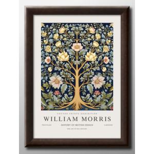 ウィリアム モリス ツリー A3 サイズ ポスター アート 北欧 額 フレーム