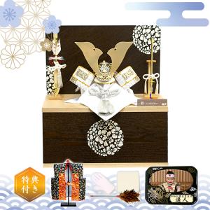 吉徳大光 五月人形 ガラスケース飾り 金太郎 童 子供大将 武者 503-265