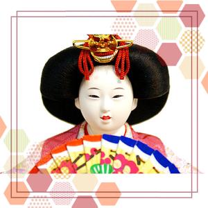 雛人形 久月 幅38cm コンパクト ガラスケ...の詳細画像4