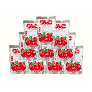 秋田産 りんごジュース　フジ果汁100％　10個箱入り