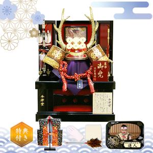 吉徳大光 五月人形 ガラスケース飾り 金太郎 童 子供大将 武者 503-265