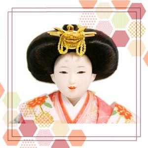 雛人形 久月 よろこび雛 二人 コンパクト 親...の詳細画像3